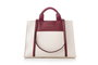 Vince Camuto Bolso Tote Umbria - Crema, Rojo Claret